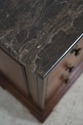 74526: ETHAN ALLEN Empire Style Marble Top 4 Drawe