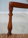 L74537: French Country Woven Seat Arm Chair