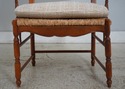 L74537: French Country Woven Seat Arm Chair