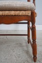 L74537: French Country Woven Seat Arm Chair