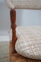 L74537: French Country Woven Seat Arm Chair