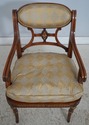 L74333: THEODORE ALEXANDER Cane Seat Mahogany Arm 