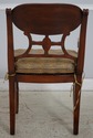 L74333: THEODORE ALEXANDER Cane Seat Mahogany Arm 