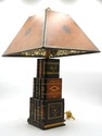 LF74378: MAITLAND SMITH Leather Faux Books Lamp