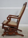 F74522: F. MOHR & CO Eastlake Victorian Walnut Roc