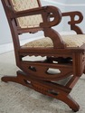 F74522: F. MOHR & CO Eastlake Victorian Walnut Roc