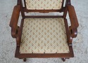 F74522: F. MOHR & CO Eastlake Victorian Walnut Roc