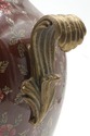 F74524: Pair Of CASTILIAN Bronze & Porcelain Lamps