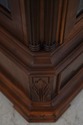 73141: RIDGEWAY Gothic Walnut Tall Case Grandfathe