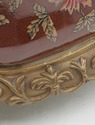 F74524: Pair Of CASTILIAN Bronze & Porcelain Lamps