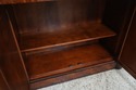 74142: HENREDON Burl Walnut Curio Cabinet Banded S