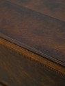 74142: HENREDON Burl Walnut Curio Cabinet Banded S