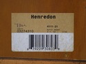 74142: HENREDON Burl Walnut Curio Cabinet Banded S