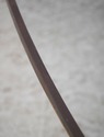 F74539: Iron Brass & Glass Rams Head Coffee Table