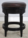 74343: Set Of 4 FRONTGATE Leather Counter Stools