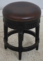 74343: Set Of 4 FRONTGATE Leather Counter Stools