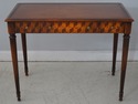 L74342: THEODORE ALEXANDER Mahogany Leather Desk &