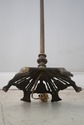 F74401: Vintage Art Deco Brass & Alabaster Floor L