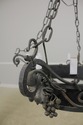 F56830EC: Vintage Hand Crafted Wrought Iron Chande