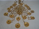 F67825: GEFLE Vintage 20 Light Flemish Dutch Brass