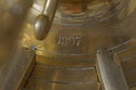 F67825: GEFLE Vintage 20 Light Flemish Dutch Brass
