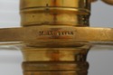 F67825: GEFLE Vintage 20 Light Flemish Dutch Brass