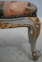 69827: Pair French Louis XV Style Painted & Uphols