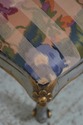 69827: Pair French Louis XV Style Painted & Uphols