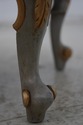69827: Pair French Louis XV Style Painted & Uphols