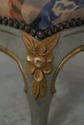 69827: Pair French Louis XV Style Painted & Uphols