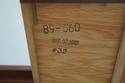 53427EC: STICKLEY 3 Drawer Mission Oak Writing Com