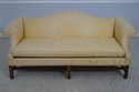 65034EC: Chippendale Style Gold Damask Upholstered