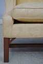 65034EC: Chippendale Style Gold Damask Upholstered