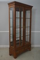 65236EC: DREXEL Satinwood Mahogany 2 Door Curio Di