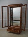 65236EC: DREXEL Satinwood Mahogany 2 Door Curio Di