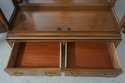 65236EC: DREXEL Satinwood Mahogany 2 Door Curio Di