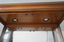 65236EC: DREXEL Satinwood Mahogany 2 Door Curio Di