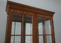 65236EC: DREXEL Satinwood Mahogany 2 Door Curio Di