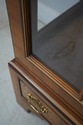 65236EC: DREXEL Satinwood Mahogany 2 Door Curio Di