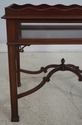 65217EC: Chippendale Style Beveled Glass Top Vitri