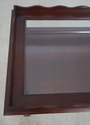 65217EC: Chippendale Style Beveled Glass Top Vitri