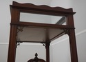 65217EC: Chippendale Style Beveled Glass Top Vitri