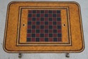 L69820: MAITLAND SMITH Leather Top Games Table