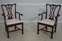 L69838: Set of 8 HENKEL HARRIS Model 107 Mahogany 