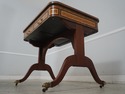 L69820: MAITLAND SMITH Leather Top Games Table