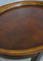 L69851: MAITLAND SMITH Burl Walnut Tray Top Coffee