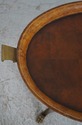 L69851: MAITLAND SMITH Burl Walnut Tray Top Coffee