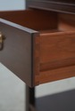 L69299: Pair STICKLEY 1 Drawer Cherry Chippendale 