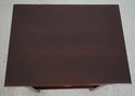 L69299: Pair STICKLEY 1 Drawer Cherry Chippendale 