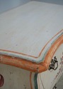 L69892: Venetian Paint Decorated 2 Drawer Bombe Co